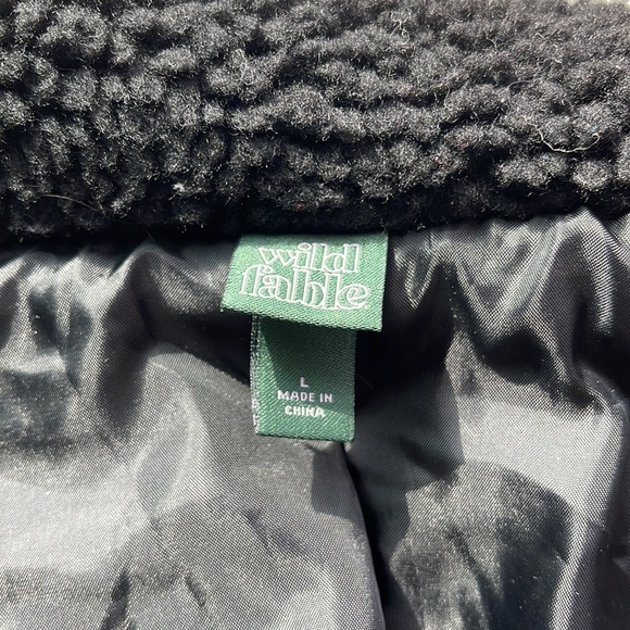 Wild Fable Black Teddy Jacket - Picture 3 of 4